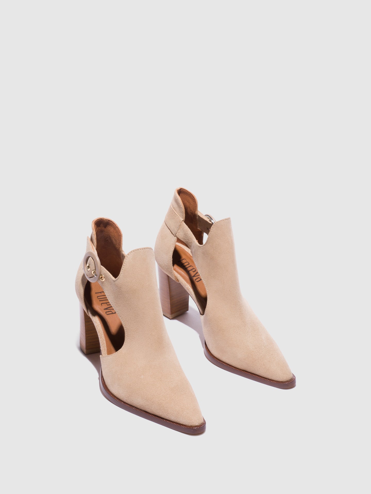 Foreva Sandálias com Fivela em Taupe